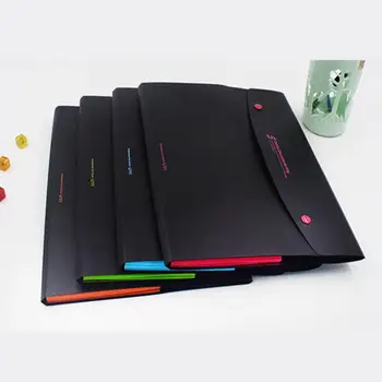 

Pockets Double Button A4 Expanding File Holder For Document Storage