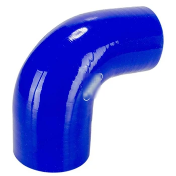 

Universal ID:76mm-89mm ID:3"-3.5" Silicone 90 Degree Elbow Reducer Turbo Pipe Hose Air Intake Pipe Intercooler silicone pipe