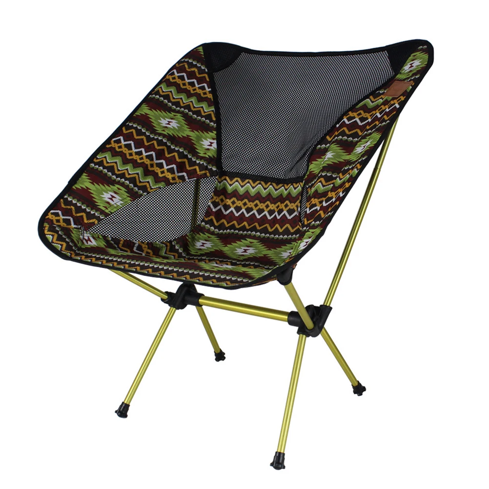 

Outdoor Folding Casual Lounge Chair Portable Collapsible Chair for Fishing Camping Traveling Bivouac Garden Beach