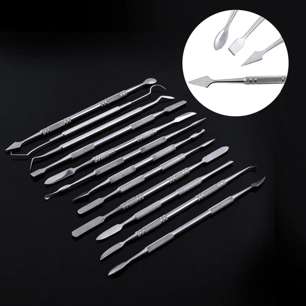 

12Pcs Wax Clay Soap Carvers Tool Set Modelling Carving Sculpting Pottery Craft Knife Modeling Set for Jewelry Making Dental