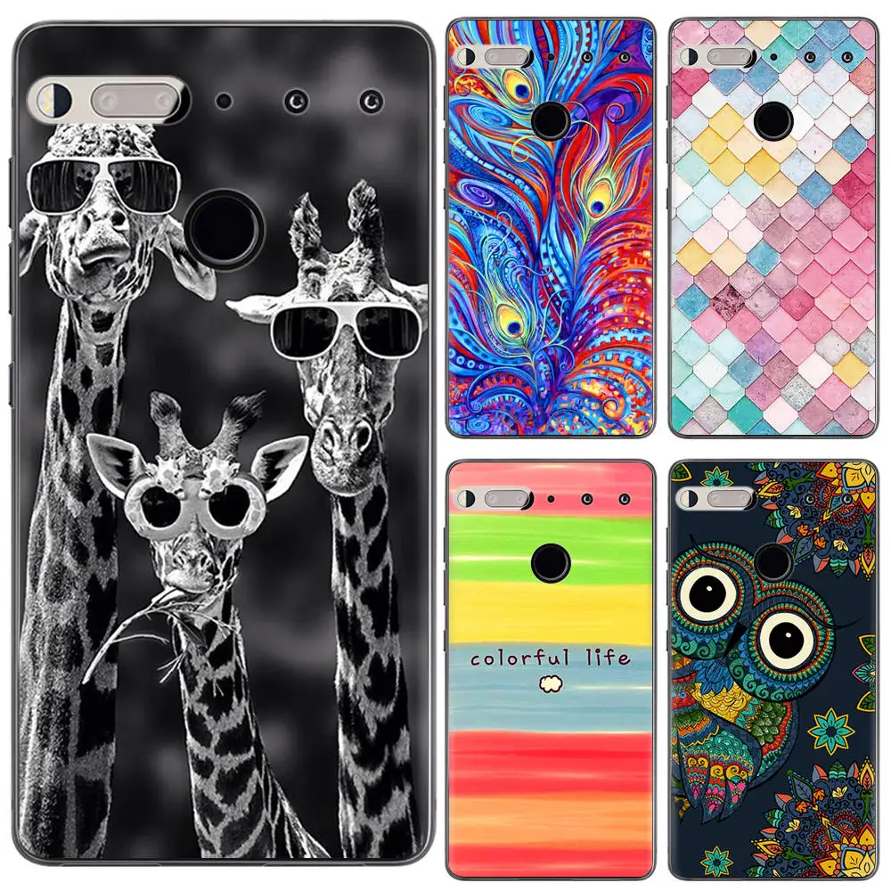 

New Arrival Phone Case For Essential Phone Ph-1 5.71-inch Fashion Design Art Painted TPU Soft Case Silicone Cover