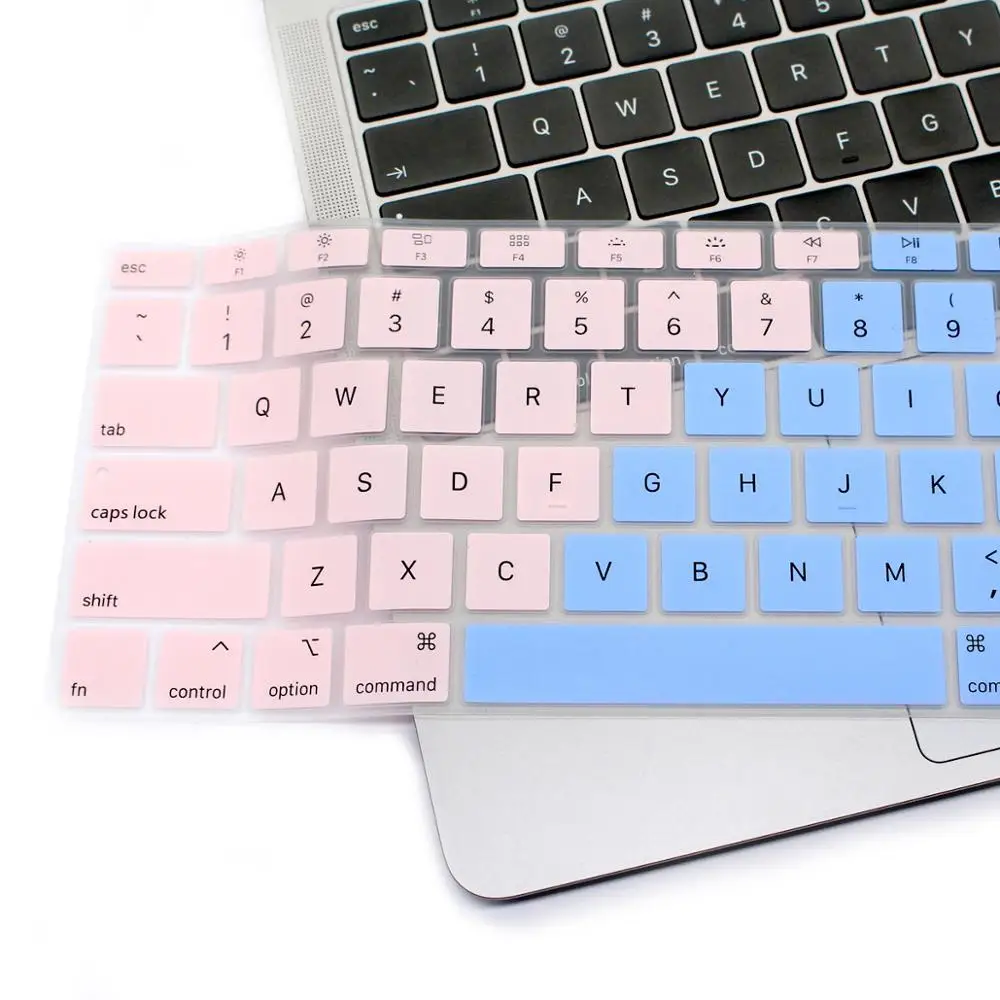 Красочная мягкая силиконовая крышка клавиатуры для MacBook New Air 13 с Retina & Touch ID A1932