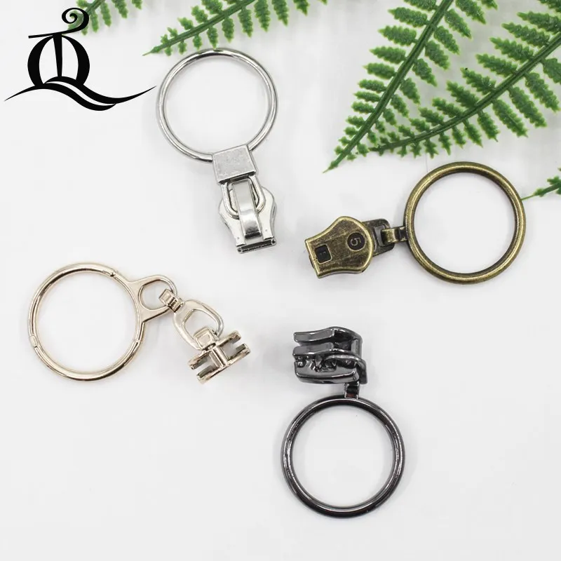 

5# 10ps Metal Zipper Sliders gold silver black Metal Zipper Pulls zipper Head For Handbag/ Backpack/Clothing/Sewing Tailor Tools