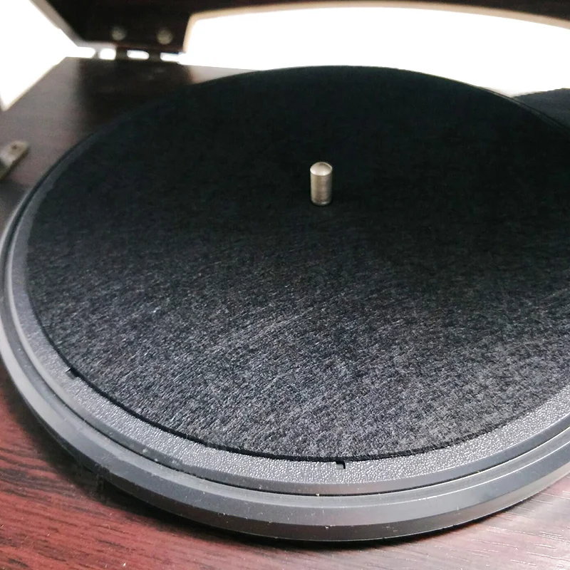 LEORY 1PCS Ultra thin Wool Felt Turntable Platter Mat LP Slip Mat Audiophile 3mm thick Slipmat