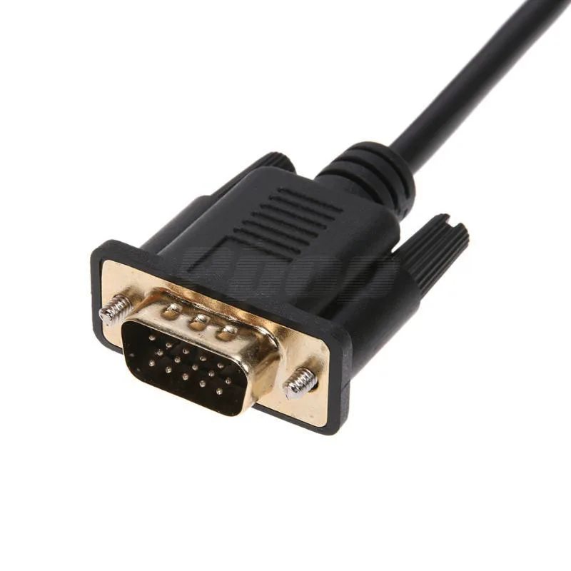 DP к VGA DisplayPort конвертер 1080P 1 8 м кабели папа мужчине для ПК монитора| |