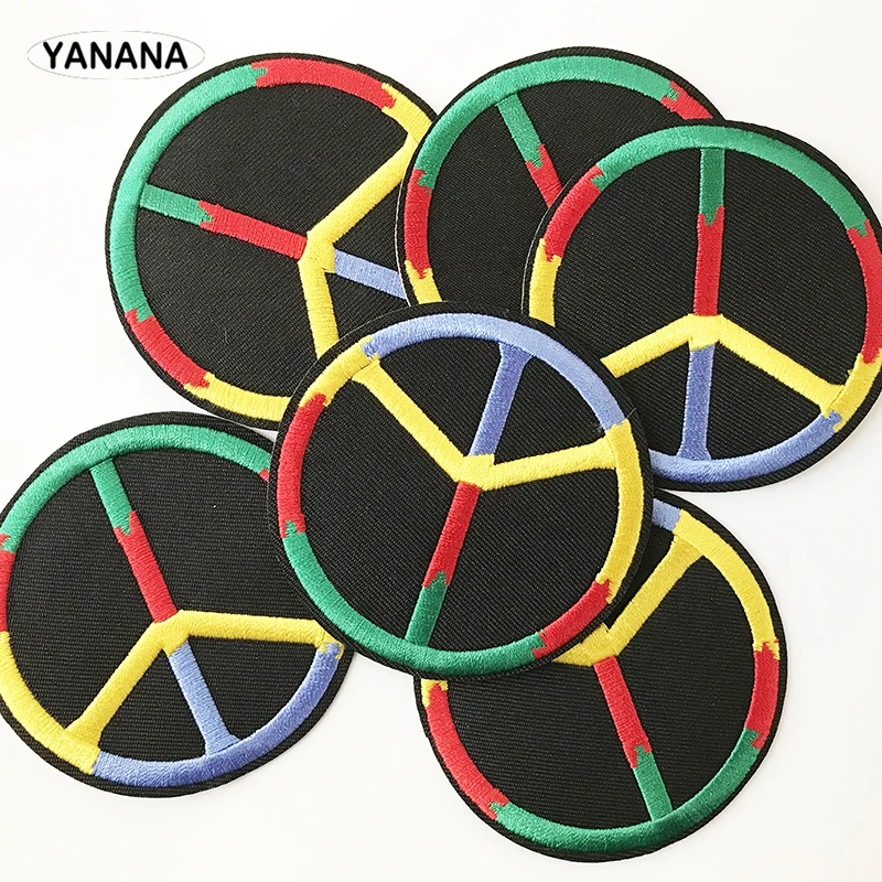 

1 PCS Anti war Anti-war peace personality DIY Badge Clothing Decoration Patch Iron on clothes