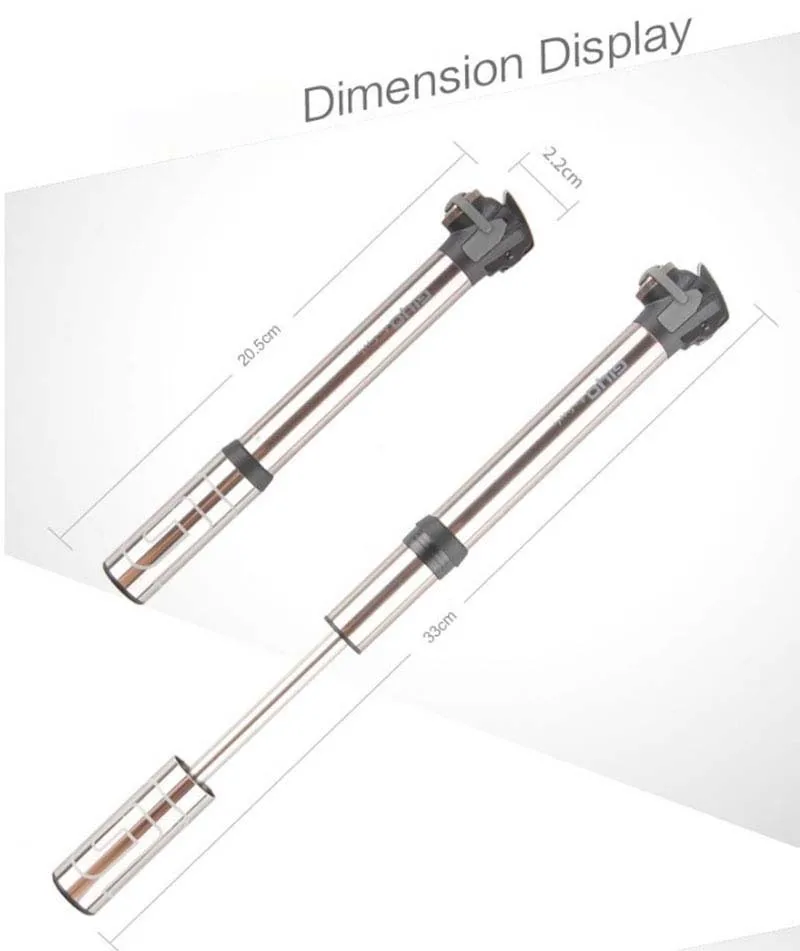 Мини велосипедный насос GIYO 120PSI CNC алюминиевый сплав портативный воздушный Presta