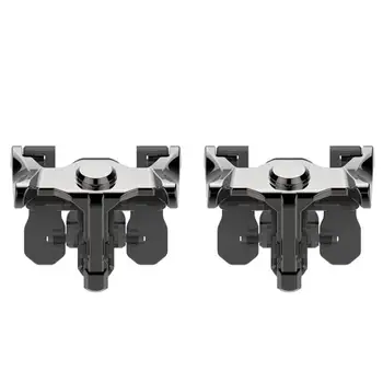 

2pcs Mobile Joysticks 6 Keys Fire Trigger Button for PUBG Gaming Games Controller Grip Case Handle Holder for Android iOS Phones