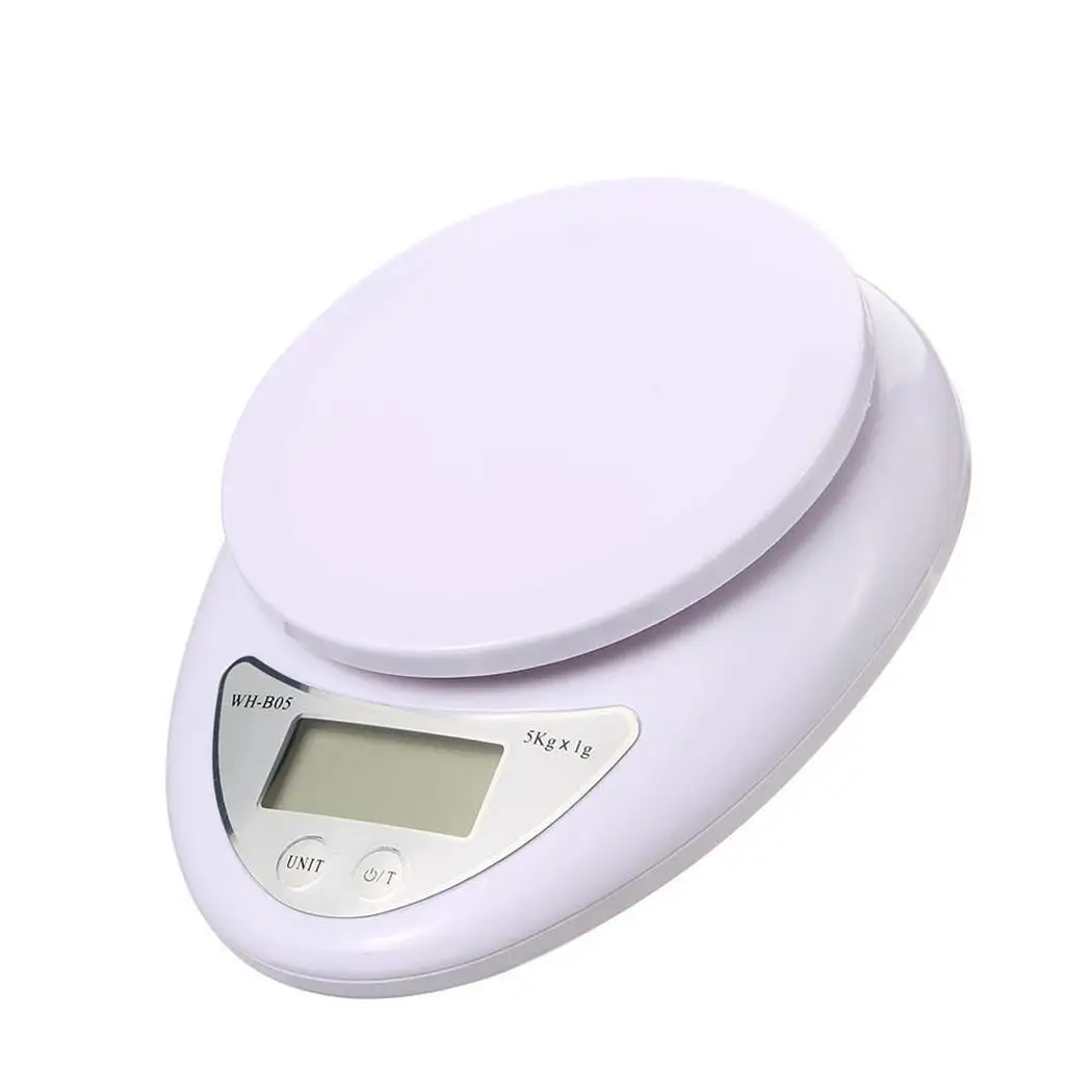 

WOOKRAYS 5KG 1g Digital Scales Kitchen Food Electronic Portable Weight Digital pocket Scale Free Shipping 16 x 12.6 x 3.3cm