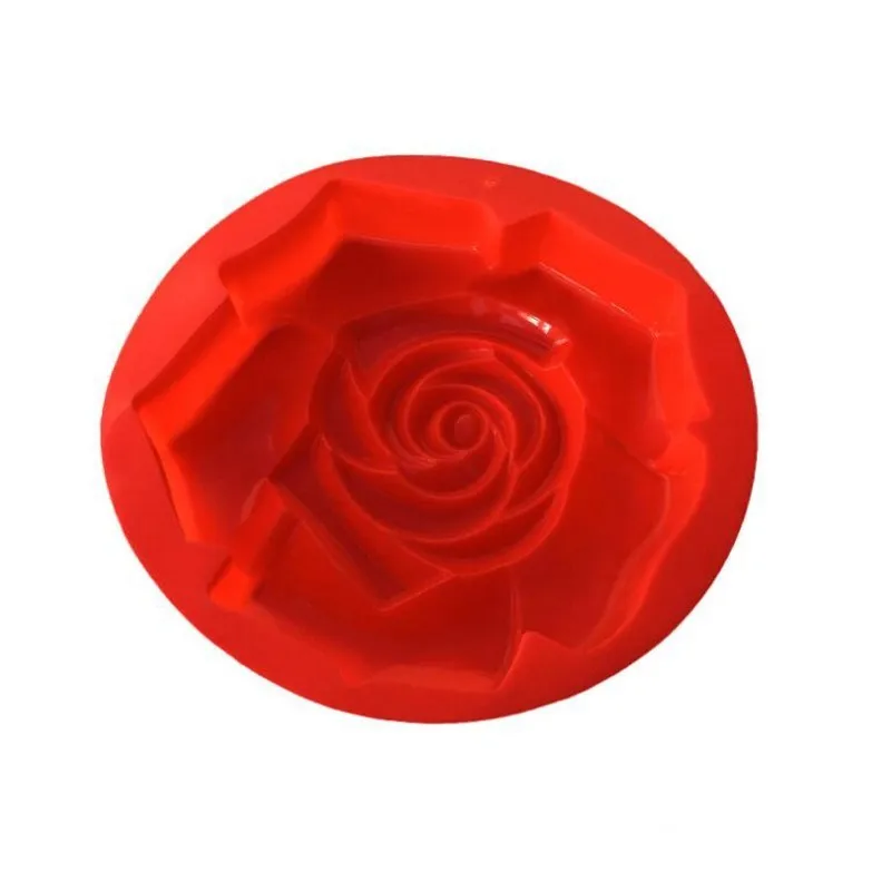 Big Rose Flower Baking Tray Silicone Cake Mold 29*29cm Big Silicone Form Large Bakery Baking Dish Bakeware Toast Bread Mold