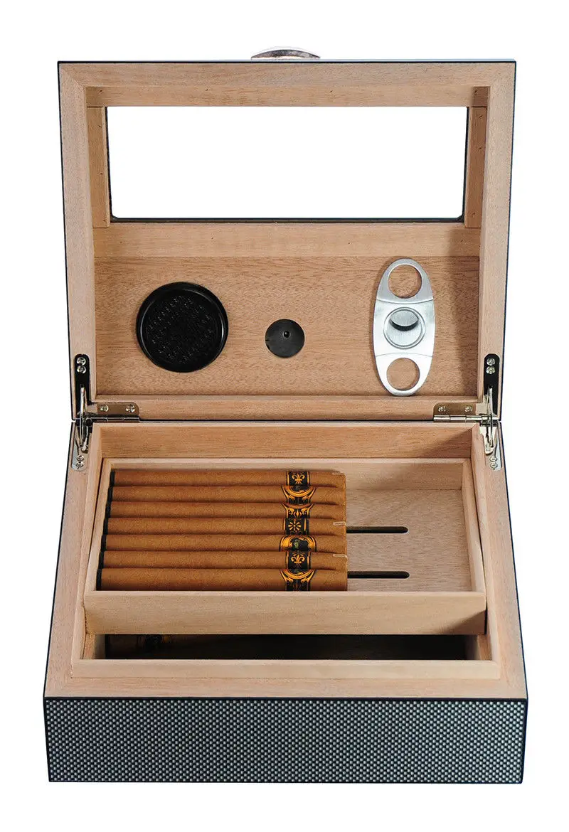50+ Count Cigars Cabinet Mahogany Humidifier Humidor Storage Box Cigar Cases Boxes Holder Kit Outdoor Travel Smoking Accessories 50+ Count Cigars Cabinet Mahogany Humidifier Humidor Storage Box Cigar Cases Boxes Holder Kit Outdoor Travel Smoking Accessories