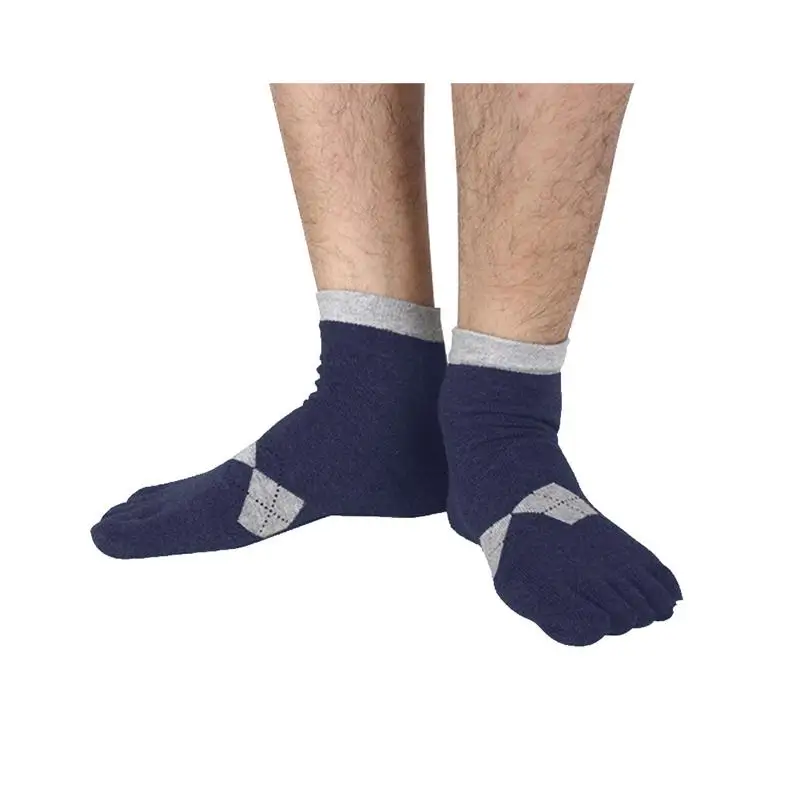 Для мужчин хлопок Йога Дышащие носки с пальцами пот-впитывающие носки для Велоспорт Альпинизм бег