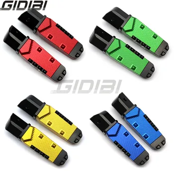 

For kawasaki ZX-6R ZX-7R ZX-9R ZX-10R ZX-12R CNC 3D Rear Footrest Foot Pegs Rest Pedals Motorcyle