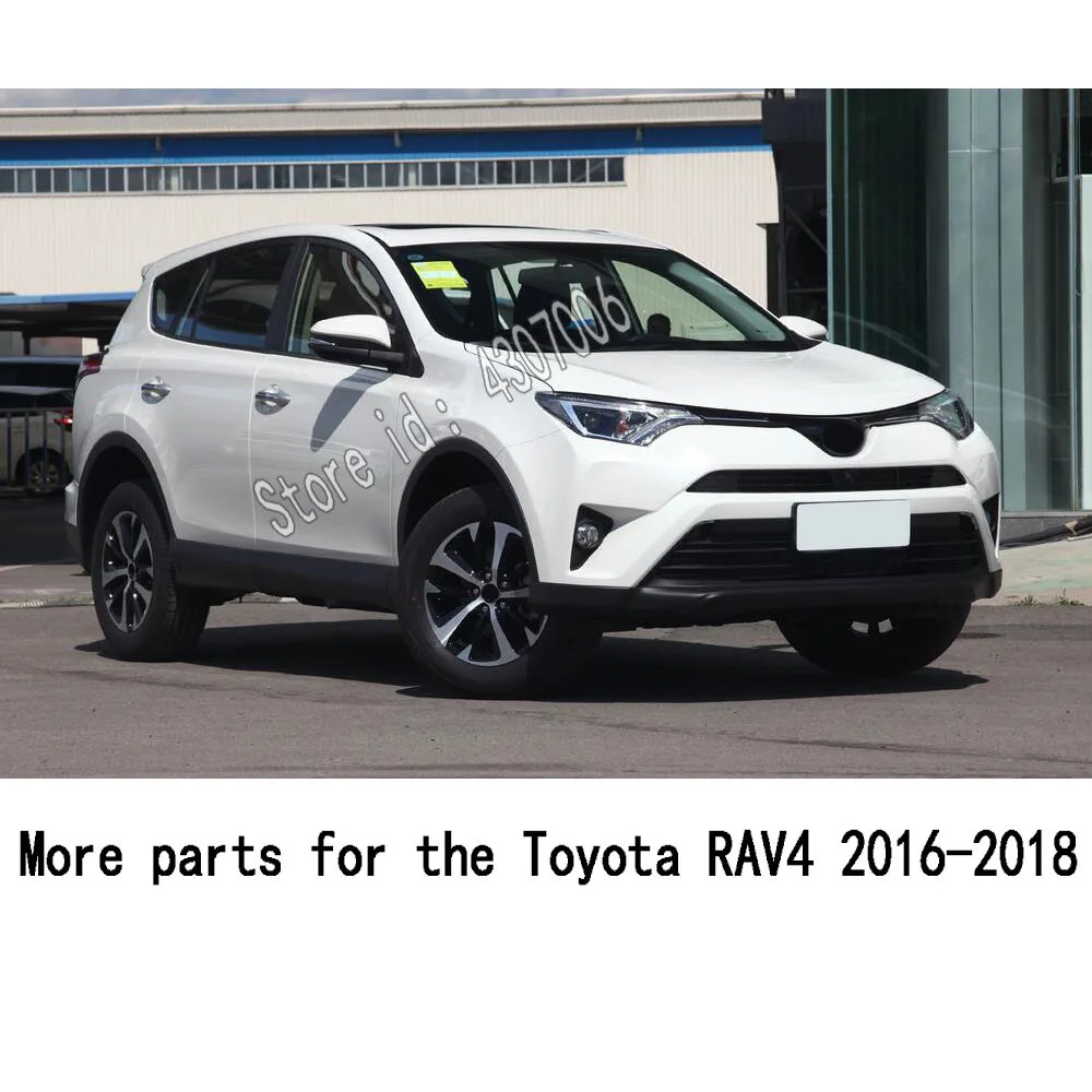 4 шт. хромированные задсветильник фонари для Toyota RAV4 2016 2017 2018|Хромирование| |