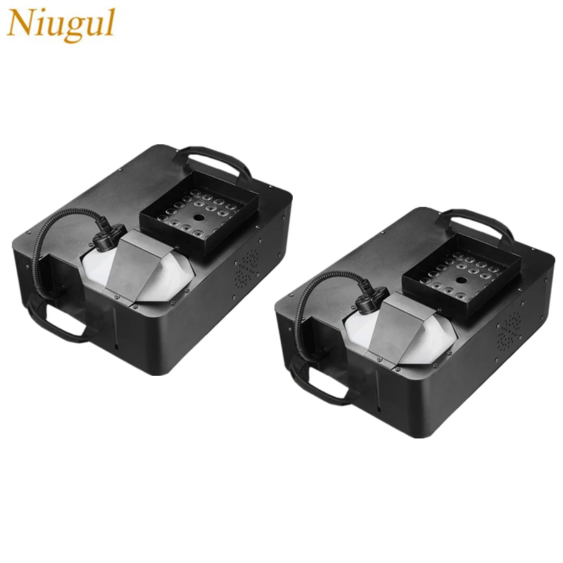 

2pcs/lot 1500W Mist Haze Machine/Fog Machine With RGB LED Lights/DMX512 Vertical Smoke Machine For DJ Bar Show/Stage LED Fogger