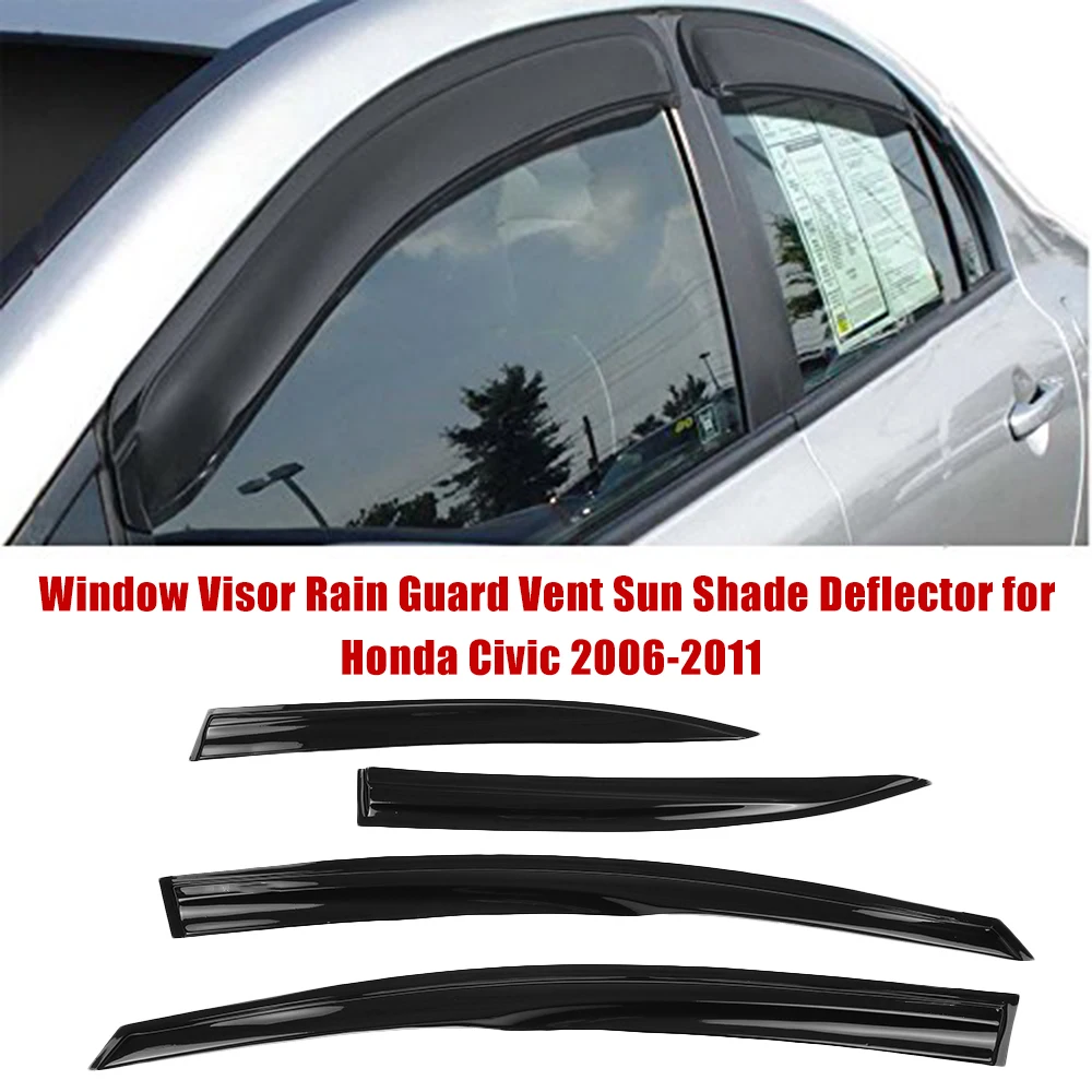 Козырек от дождя для автомобиля дефлектор солнца Honda Civic 2019-2006 | Автомобили и