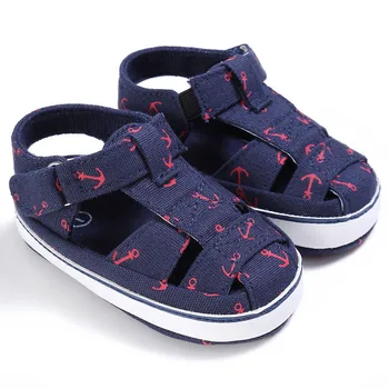 

Summer Infant Unisex Baby Boy Girl Canvas Sandals For Kids Soft Sole Summer Flat Walking Shoes Baby Moccasins