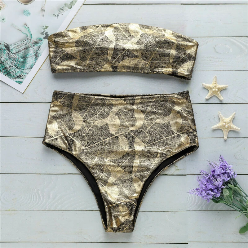 

Sexy Swimwear Women High Waist Bikini Swim Wear Padded Bra Swimsuit Maillot De Bain Femme 2019 Sexy Beachwear Women Bathing Suit