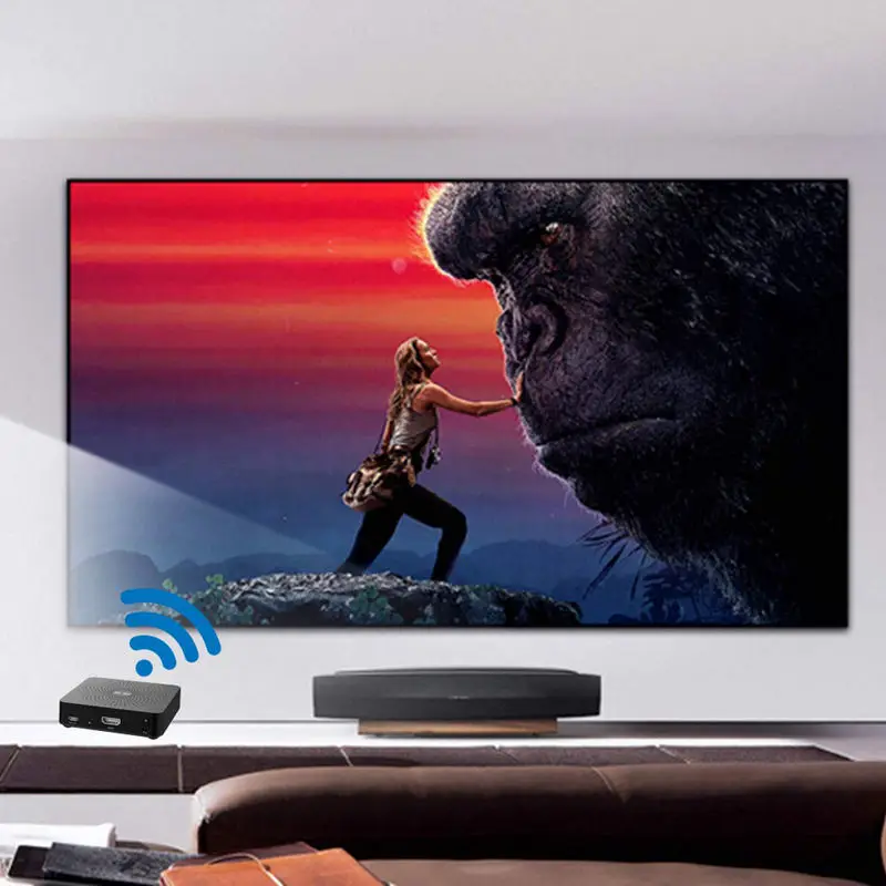 Горячая TTKK W2H 4K 60ghz беспроводной Hdmi передатчик расширитель приемник с нулевой