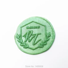 Шестигранная Лавровая печать воска, Пользовательские Свадебные восковые уплотнения, таможенная печать Уплотнения, идеальные подарки для пар, Свадебный конверт уплотнения