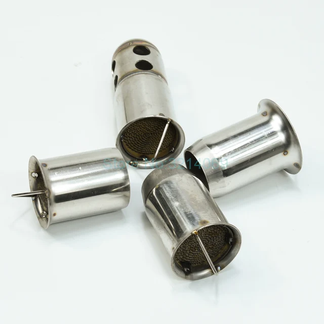 51mm 61mm Motorcycle Exhaust Catalyst Noise Sound Eliminator Db