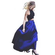 Осень Хамелеон слово костюм-юбка макси плиссированная юбка длина