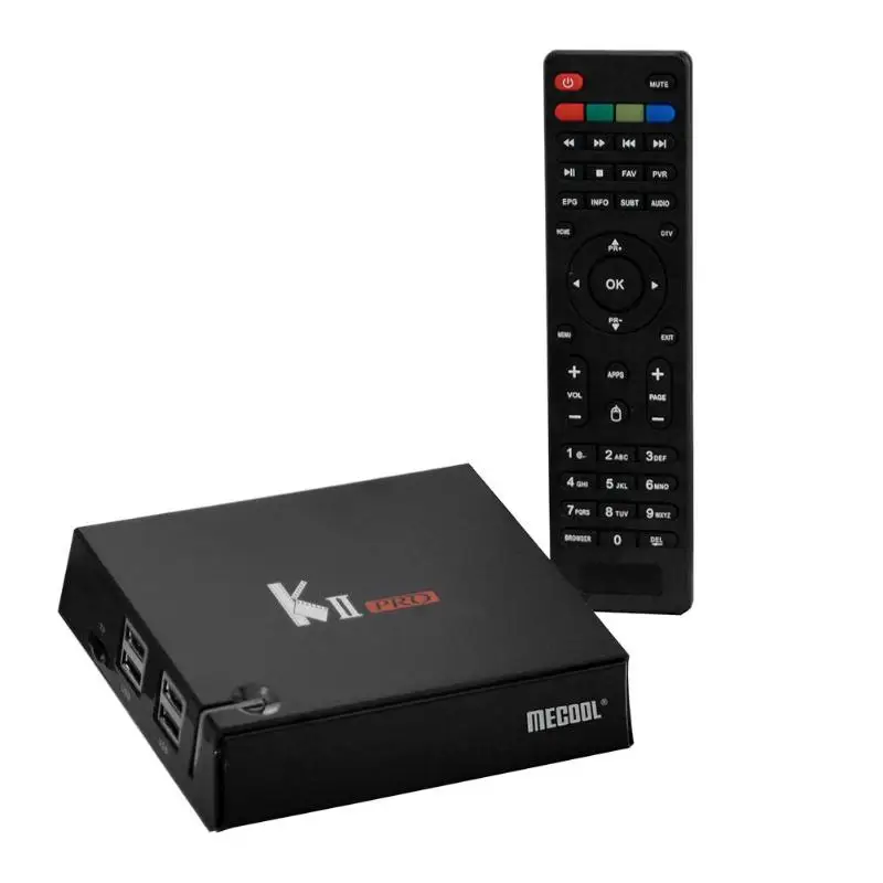 

MECOOL KII PRO Smart TV Box Android 7.1 Amlogic S905D Quad-Croe 2G+16G 2.4/5GHz Dual Band WIFI Smart TV Set Top Box Media Player