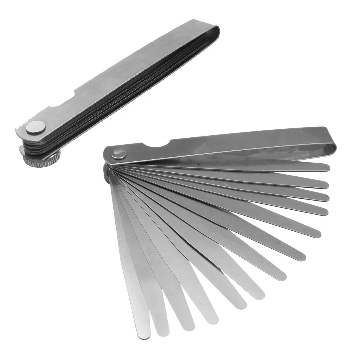 

Metric Steel 13 Blade Feeler Gauge Spark Plug Measure Gap Tool Set 0.05 to 1.0mm