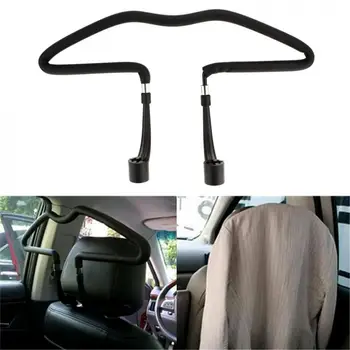 

Durable Stainless Steel Car Scalable Hangers Clothes Rack Headrest Back Seat Coat Hanger Clothes Holder For vw mazda