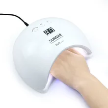 50 Вт УФ лампа гелевая Светодиодная лампа для ногтей высокая мощность для ногтей Все гель-лаки Сушилка для ногтей датчик солнце светодиодный светильник маникюрные инструменты для ногтей