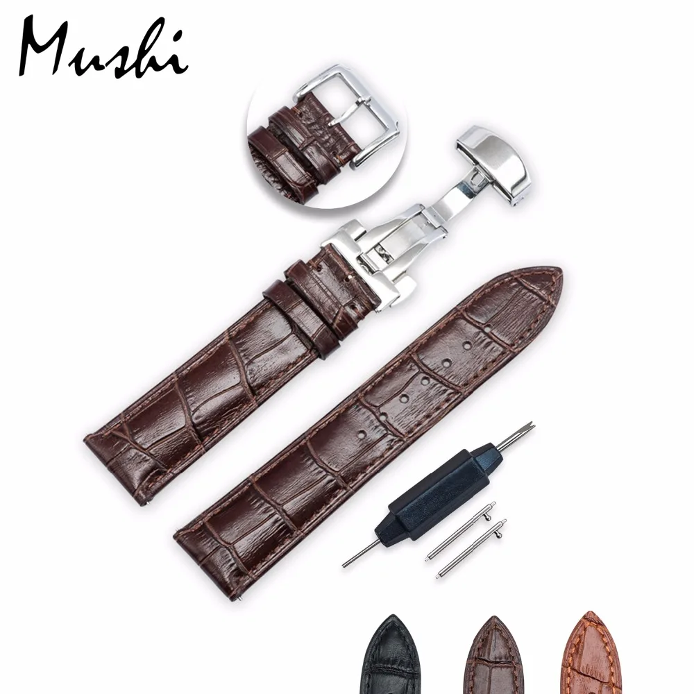 Watch Strap Quick Release Genuine Leather Calfskin Watch Band 18 20