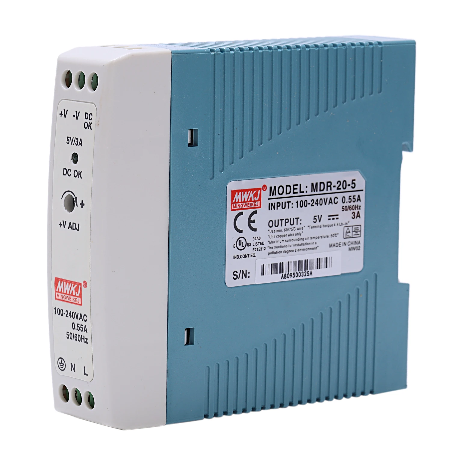 5v 20w Din Rail Power Supply Ac To Dc Driver Voltage Regulator Power