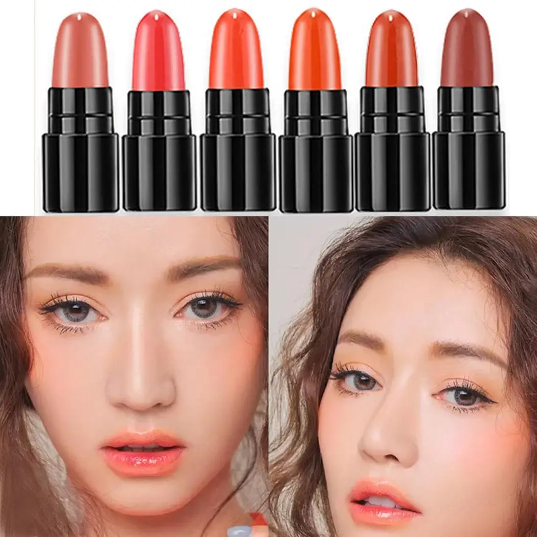 Waterproof Lipstick Lip Gloss Long Lasting Beauty Cosmetic China As picture Set |