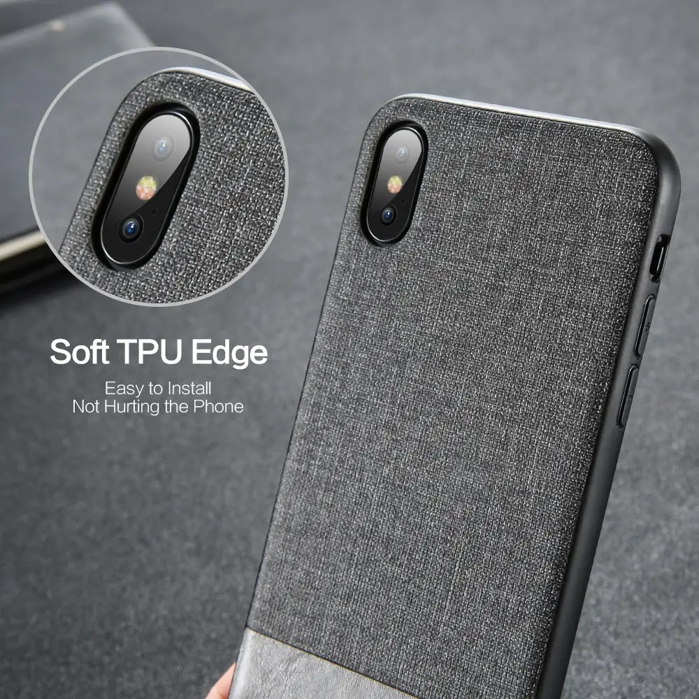 KISSCASE Luxury Cloth Phone Case For Xiaomi Mi 9 8 A1 A2 Lite Leather Soft Silicone Cover For Xiaomi Redmi Note 7 6 Pro Case