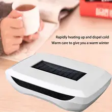 

Car Auto Heated Fan With Air Purification Warm Winter Solar Car Mounted Warm Air Blower Sun Power Heater Automatic Warm Fan