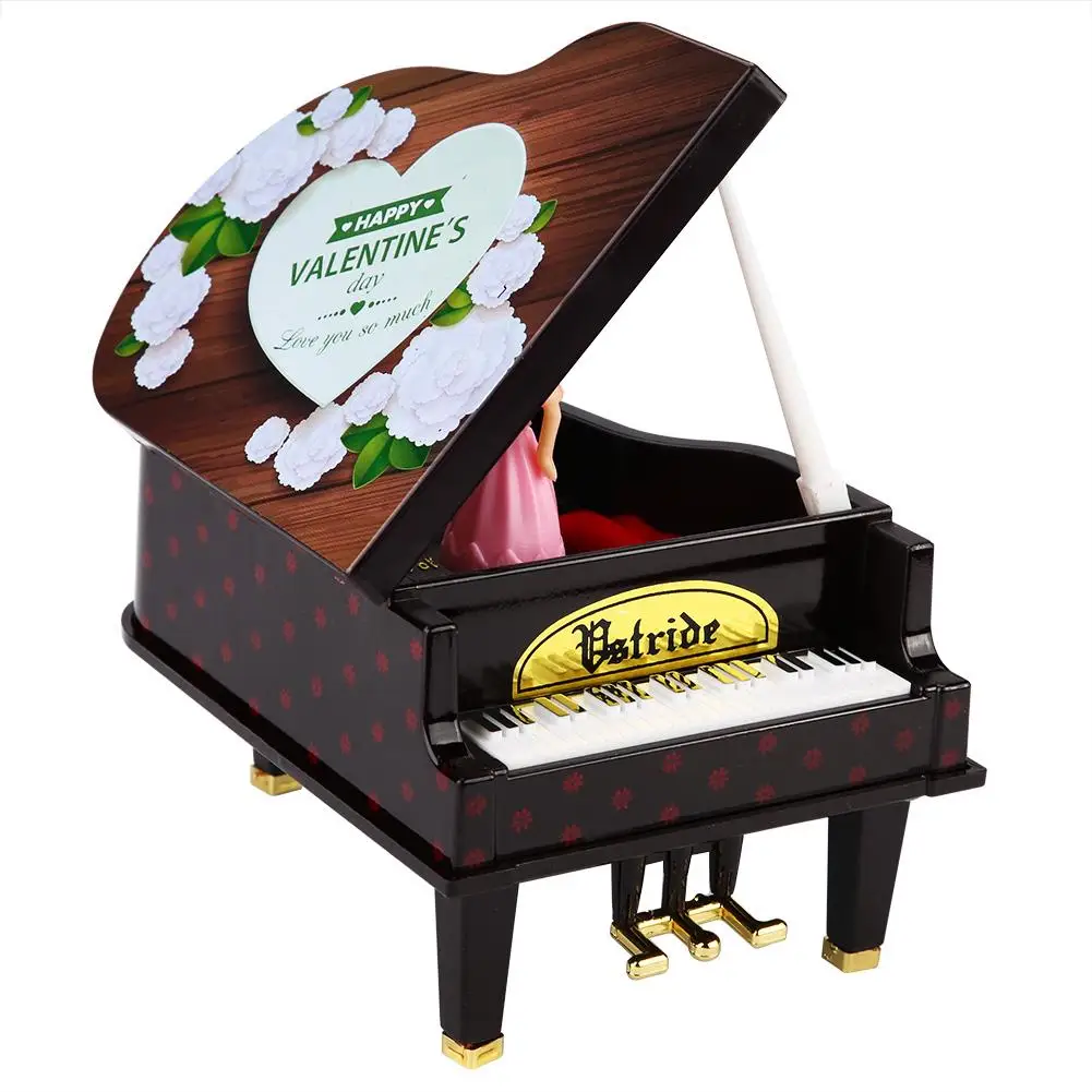 

Cikonielf Piano Music Box Romantic Musical Boxes Birthday Anniversary Valentine's Day Gift