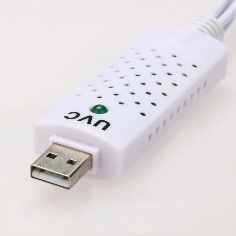 USB 2 0 Захват видеозахвата адаптер Чипсет ТВ DVD VHS аудио S видео конвертер для WinXP 7 8