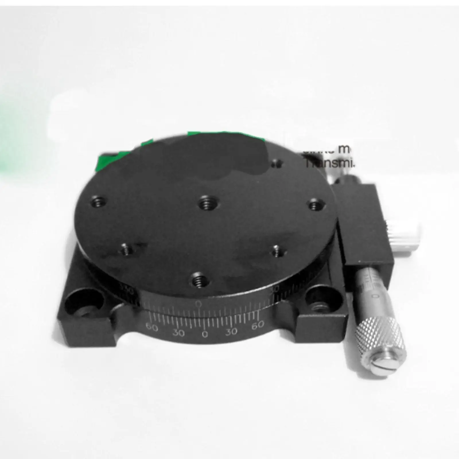 

R Rotation Axis 60MM Platform Bearing Linear Stage Load 29.4N Right Micrometer