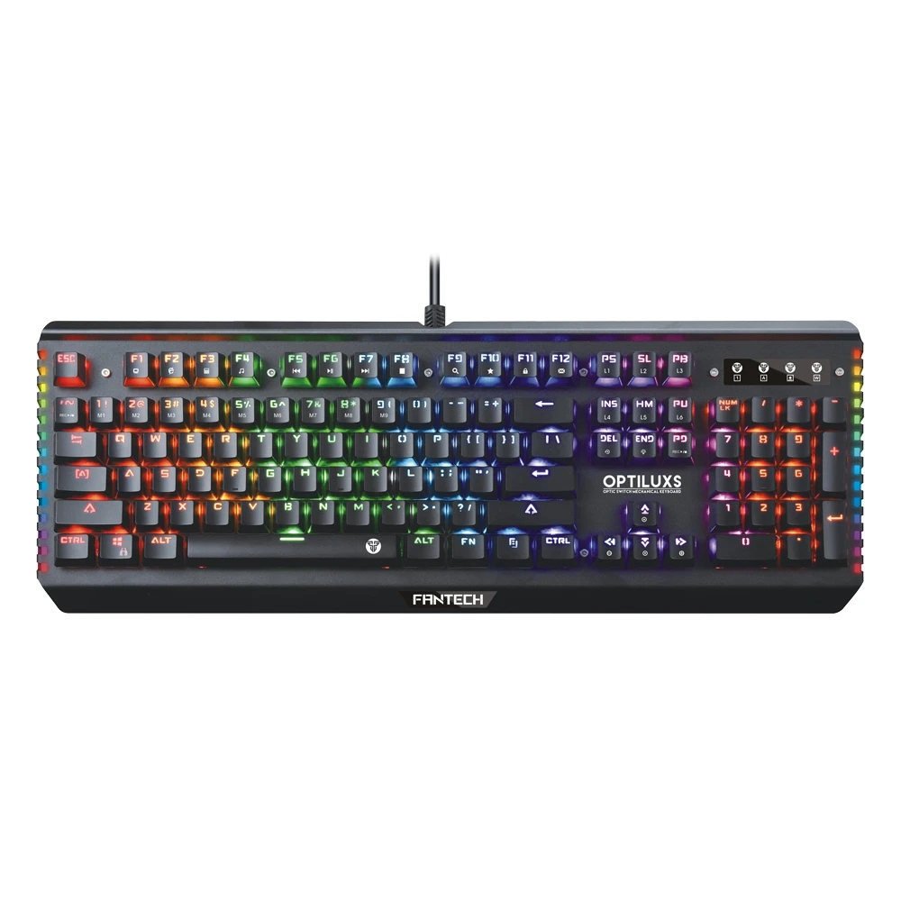 OPQ Fantech Mk884 Профессиональная Usb Проводная Rgb клавиатура игровая водостойкая