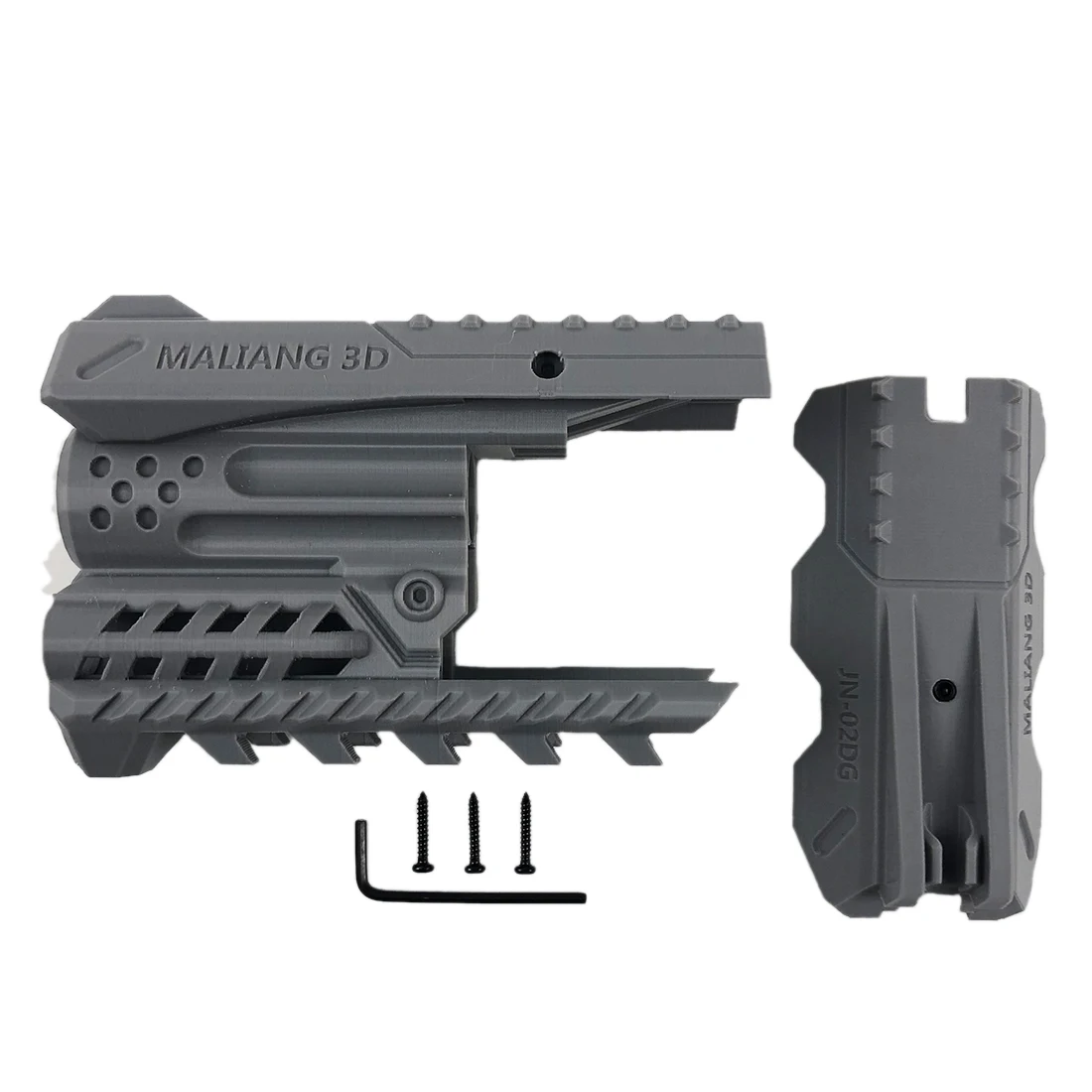 

ML NERF Blaster 3D Printing JN-02 Set for Nerf Zombie Strike Hammershot Blaster Modification Upgrade - Grey/Orange/Black