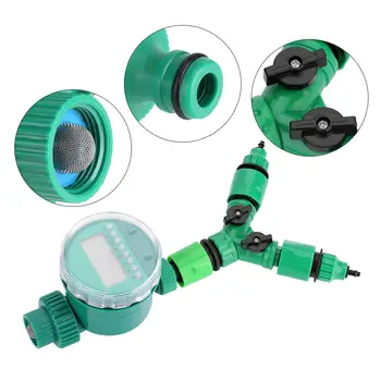 

5pcs/set water timer Automatic Electronic LCD Display Irrigation System Garden Greenhouse Agriculture Watering System