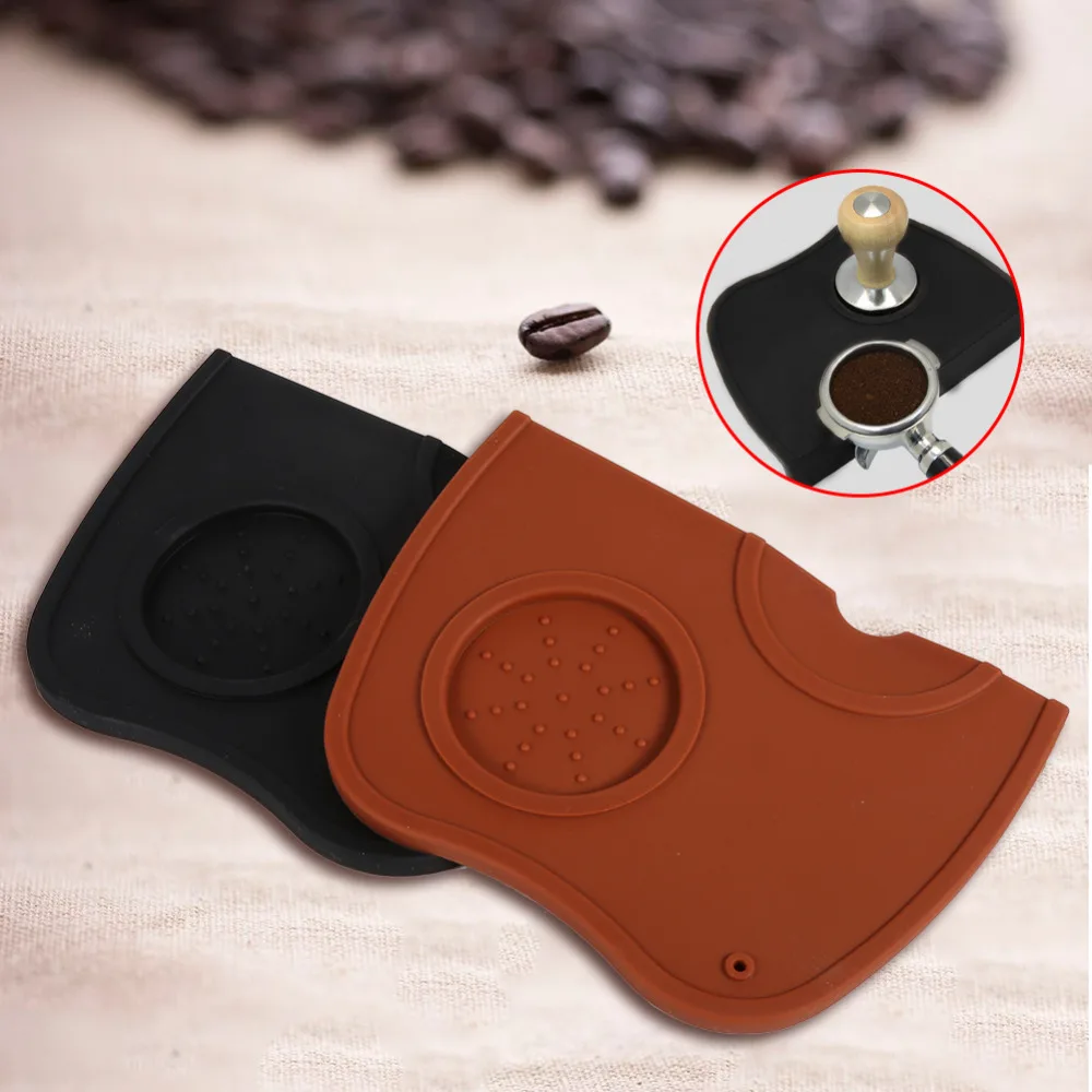 

Anti-skid Barista Coffee Espresso Latte Art Pen Tamper Holder Silicone Pad Manual Mat for Coffee Accessories