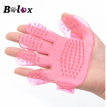 Перчатки для ухода за домашними животными, собачья кошачья шерсть, Чистящая Щетка массажная резина, усиленные, пять пальцев, десединг, для домашних животных, купальные перчатки для собак, кошек