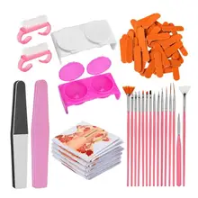 1 Набор пилка для ногтей щетка для очистки пыли буферная губка блочный материал песок УФ гель лак акриловый маникюр педикюр инструменты