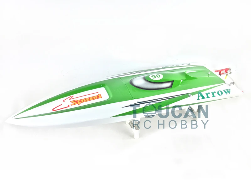 E36 RTR Sword Fiber Glass Racing Speed RC Boat W/1750kv Brushless Motor/120A ESC/Servo/Remote Control Boat Green THZH0039 5