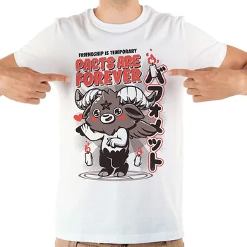 

Japan anime Pacts Are Forever funny t shirt homme 2018 summer new white casual short sleeve t shirt men