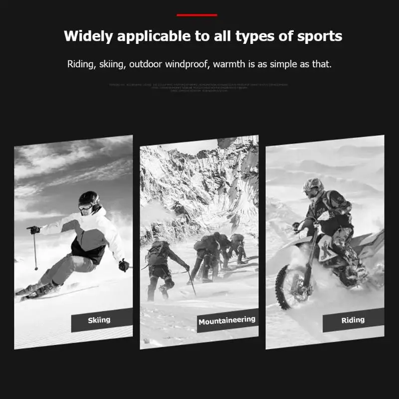 Las mujeres de los hombres de esquí polar guantes pantalla táctil caliente Eldiven Snowboard nieve impermeable Esqui al aire libre de Invierno Caliente guante