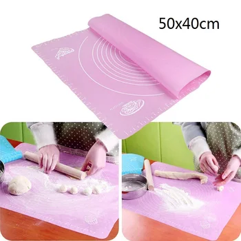 

Ex-large Silicone Baking Mat for Oven Scale Rolling Dough Mat Fondant Pastry Mat Non-stick Bakeware Cooking Tools Four Sizes 29