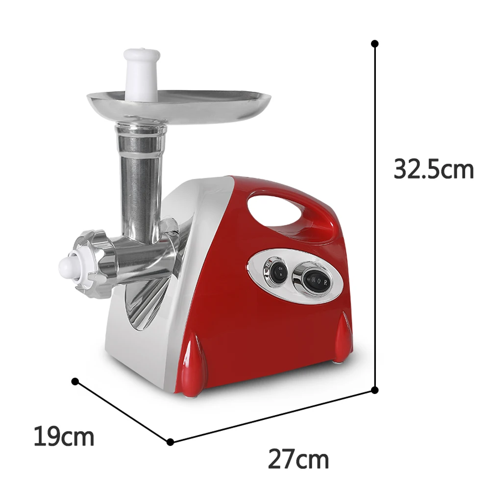 ITOP электрическая мясорубка и колбасный шприц бытовая мясорубка 3 режущие пластины 2 кг/мин кухонный измельчитель Кухонные комбайны