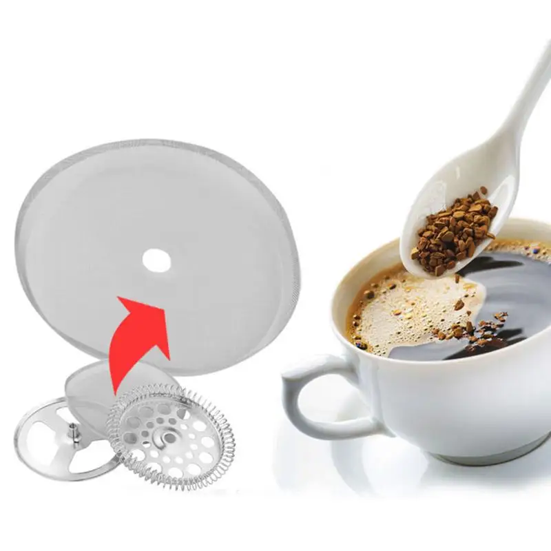 French Press Replacement Filter Stainless Steel Coffee Accessories